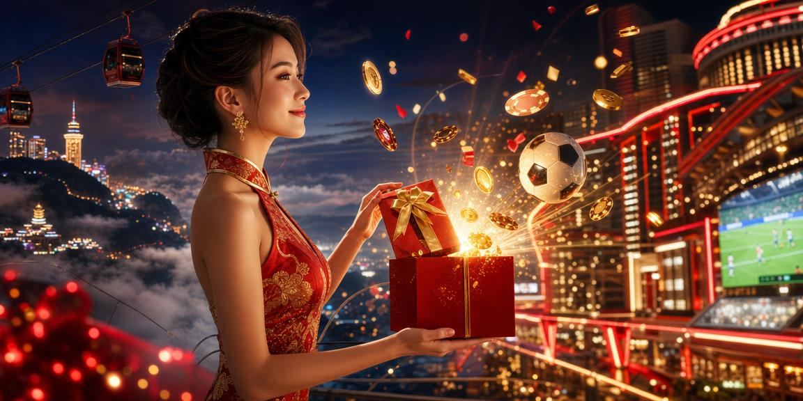 Pertaruhan bola sepak dalam talian f18 dengan latar Genting Highlands Malaysia